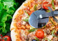 Outil en plastique 154g de couteau de pizza d'acier inoxydable de roue de coupeur de pizza de vaisselle de cuisine