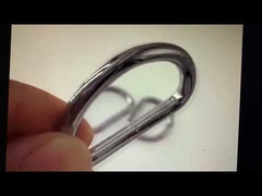 Quincaillerie métallique personnalisée polie, acier inoxydable, haute précision