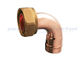Directement/courbure alimentation d'extrémité d'en cuivre d'adaptateurs fil cylindre 8x3/4 métrique » pour le C.A.
