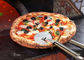 Adaptez le gâteau de coupeur de pizza de FDA et la roue aux besoins du client standard de fromage de pizza avec l'impression de LOGO