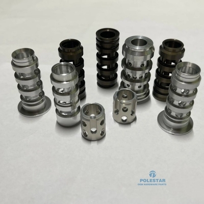 Components de commande de fluide en acier usinés à commande numérique